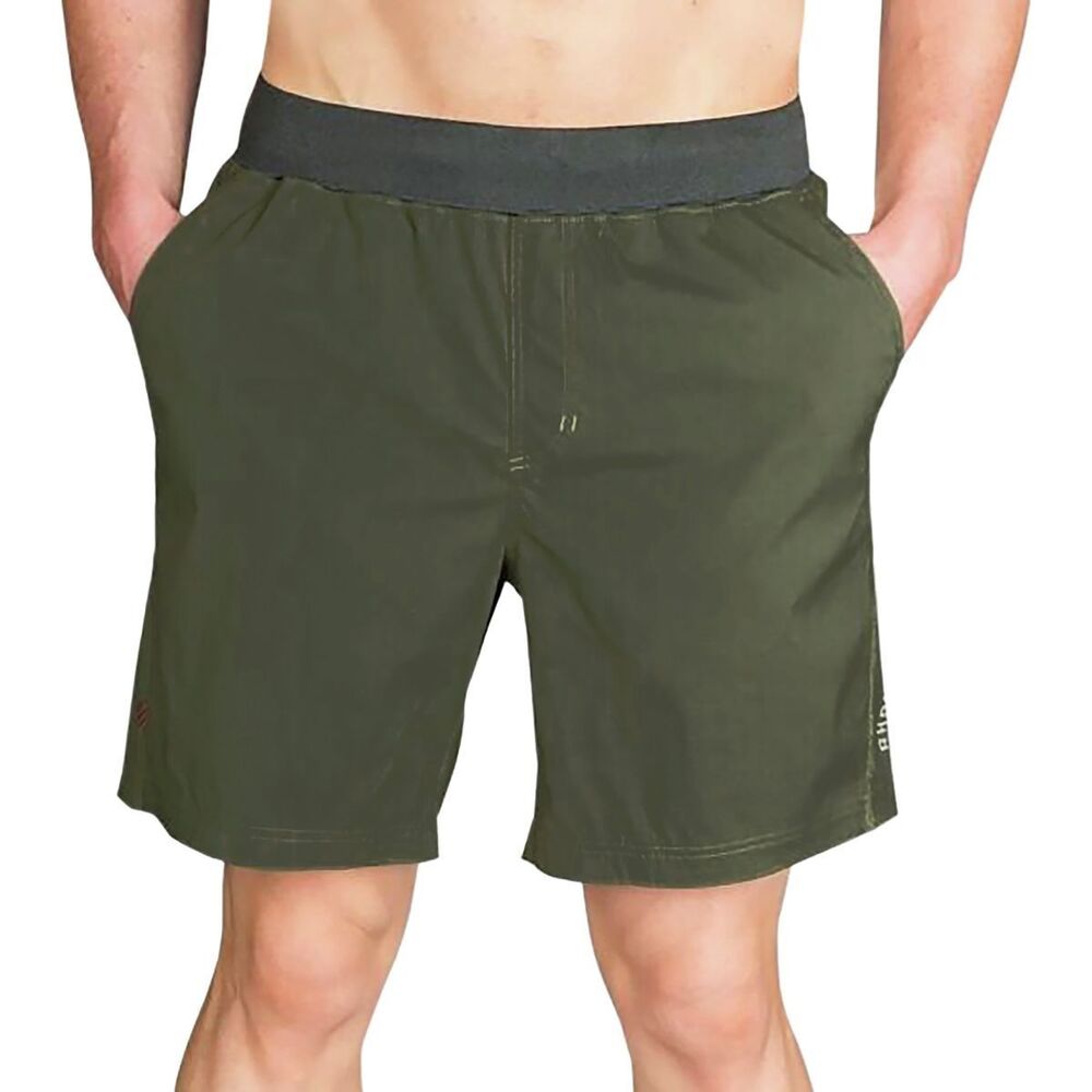 Rhone Mens OG Bullitt Shorts Green Sz Large Stretch Workout CrossFit Athletic